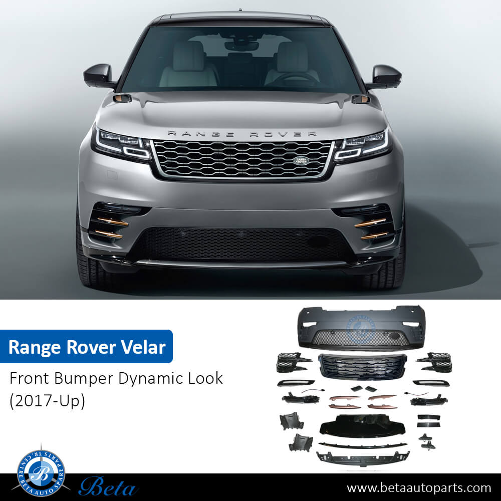 Range Rover Velar (2017-Up), Front Bumper with ACC 2024 R-Dynamic Look, China, LR143261 Range Rover Velar (2017-Up), Front Bumper with ACC 2024 R-Dynamic Look, China, LR143261